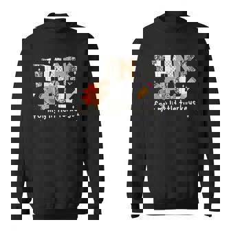 Teachers Thanksgiving Thankful For My Little Turkeys Sweatshirt - Thegiftio