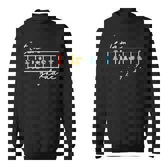 Team First Grade Back To School 1st Grade Teacher Kids Cute Sweatshirt Unisex | Mazezy