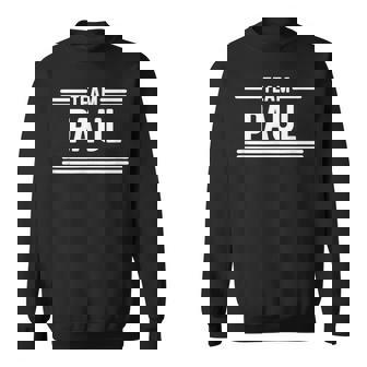 Team Paul Nom De Famille Sweater e - Cadeauxyz