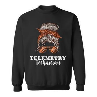 Telemetry Technician Heartbeat Heart Monitor Analyze Data Sweatshirt - Thegiftio UK