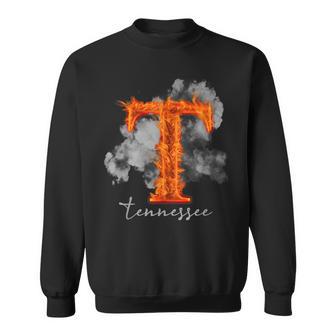 Tennessee Tn Orange Print Tennessee Lovers Outfits Sweatshirt - Thegiftio UK