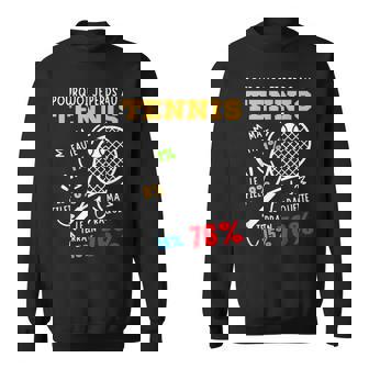 Tennis Humour Cadeau Drôle Tennis Joueur Tennisport Sweater e - Cadeauxyz