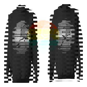 Tennis Player Retro Sunset Tennis Racquet & Ball Coach Tank Top Sweatshirt Unisex | Mazezy