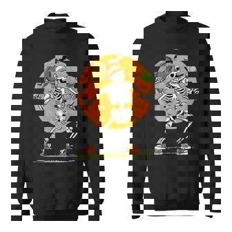 Tennis Skeleton Spooky Boys Halloween Tennis Player Sweatshirt | Seseable CA