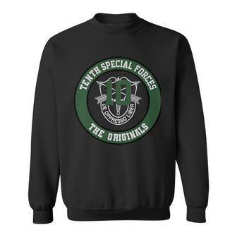 Tenth Special Forces Group The Originals 10 Sf Crest Sweatshirt - Thegiftio UK