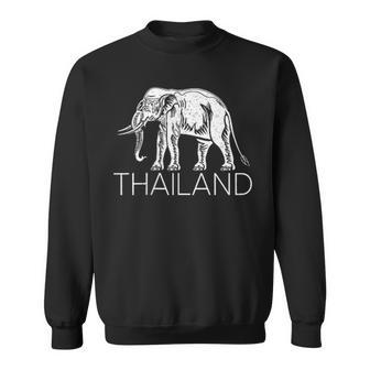 Thailand Elephant Symbol Siam Flag Thai Emblem Sweatshirt - Thegiftio UK
