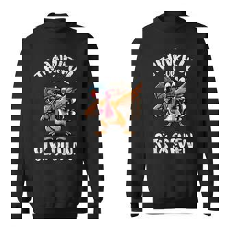 Thankful For Six Seven 6 7 Meme 67 Thanksgiving Turkey Boys Sweatshirt - Thegiftio