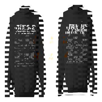 Things I Do In My Spare Time Dachshund Cute Weiner Dog Sweatshirt | Seseable FR