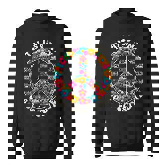 This Is My 60S Costume & 60'S Outfit 1960年代 ピースサイン スウェットシャツ - Kawaiitshirt