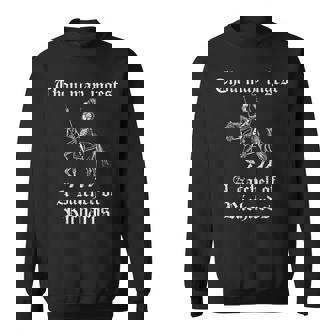 Thou May Ingest A Satchel Of Richards Ren Faire Costume Sweatshirt Unisex | Mazezy