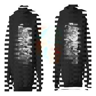 Three Ostrich Moon Hilarious Flightless 3 Bird Parody Sweatshirt - Thegiftio