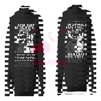 Throat Cancer Awareness Warrior Survivor Sweatshirt | Seseable FR