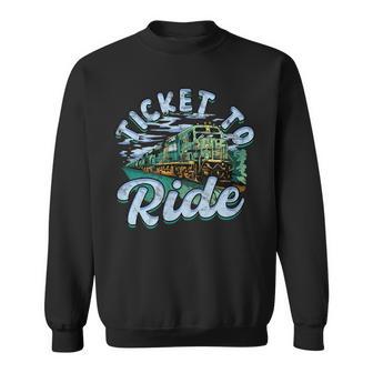 Ticket To Ride Train Board Games Sweatshirt - Thegiftio UK