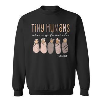 Tiny Humans Are My Favorite Lactation Consultant Ibclc Sweatshirt - Thegiftio UK