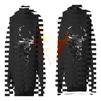 Toro Bravo Español Colores De La Bandera De España In Mangas Camisa de entrenamiento - Regaloses