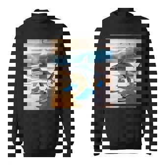 Tralalero Tralala Gen Alpha Shark Meme Sweatshirt - Monsterry