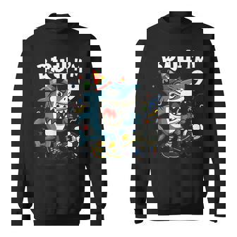 Tralalero Tralala Italian Brainrot Soccer 9Th Birthday Sweatshirt | Seseable FR