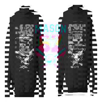 Trendy Mason 67 Mem Ice Cream Drip Baseball Birthday Costume Sweatshirt - Thegiftio