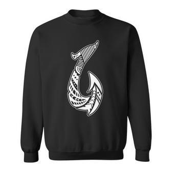 Tribal Hawaiian Fish Hook Pacific Islander Fishing Hawaii Sweatshirt - Thegiftio
