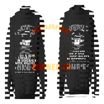 Trommel Trommler Drummer Marschtrommel Sweatshirt - Seseable