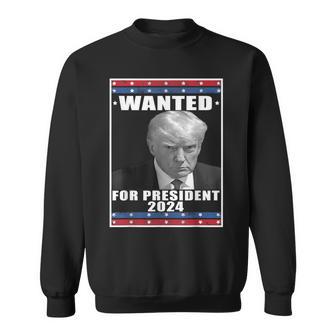 Trump Recherché Pour La Présidence De 2024 Patriotic American Sweater e - Cadeauxyz