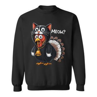 Turkey Meow Thanksgiving Sweatshirt - Thegiftio UK