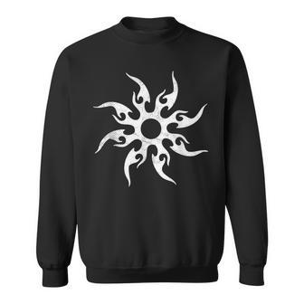 Twotime Costume Ns Tribal Sun Symbol Forsaken Sweatshirt - Monsterry