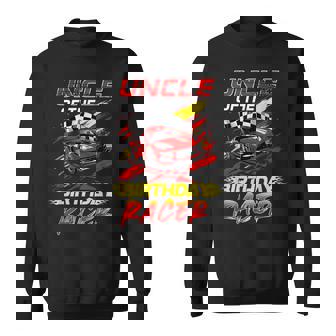 Uncle Of The Birthday Racer Race Car Party Family Matching Sweatshirt | Mazezy