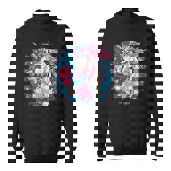 Unicornio Rosa Divertido Con Guantes De Boxeo Camisa de entrenamiento - Regaloses