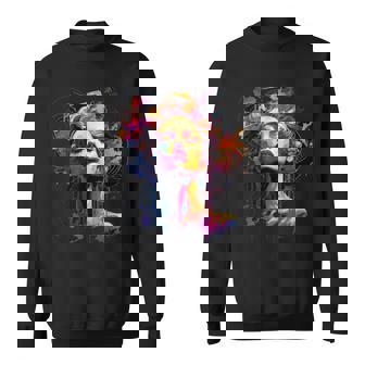 Unique Avant Garde Vaporwave Futuristic Vision Sweatshirt Unisex | Mazezy