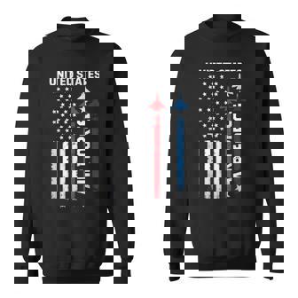 United States Air Force American Usa Flag July 4Th Patriotic Sweatshirt - Monsterry