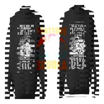 Uomo Nato Per Guidare Un Trattore Agricoltore Trattorista Felpa - Novitaregali