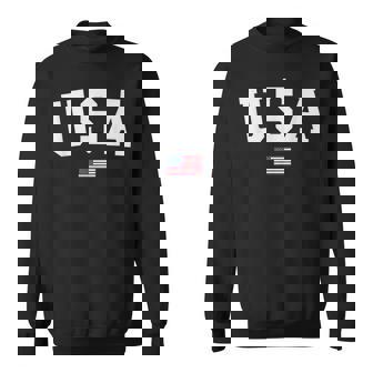 Usa Flag Patriotic American Flag 4Th Of July Usa Graphic Sweatshirt - Monsterry