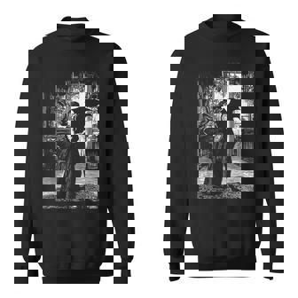 Vampire Kiss Romantic Gothic Grunge Old Aesthetic Sweatshirt Unisex | Mazezy