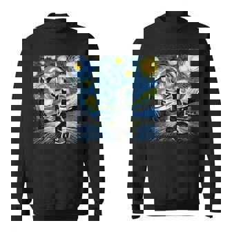 Van Gogh Camisa Divertida Para Amantes De Los Gatos Camisa de entrenamiento - Regaloses