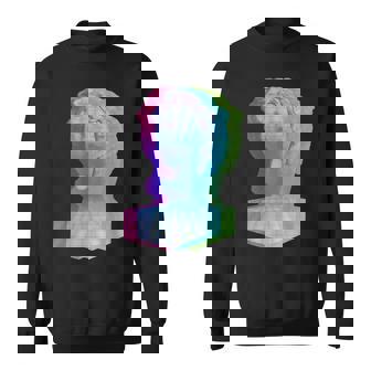 Vaporwave シュールグリッチアートシャツ スウェットシャツ - Kawaiitshirt