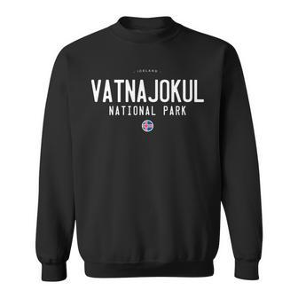 Vatnajokul Parque Nacional Iceland Manga Larga Camisa de entrenamiento - Regaloses