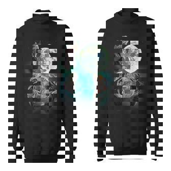 Velociraptors Howl At The Moon 3 Wolfs Parody Sweatshirt | Seseable FR