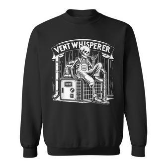 Vent Whisperer Respiratory Therapist Therapy Skeleton Sweatshirt - Thegiftio UK