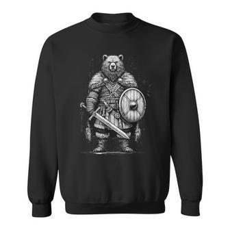 Viking Bear Warrior Odin Berserker Norse Bear Warrior Sweatshirt - Thegiftio UK