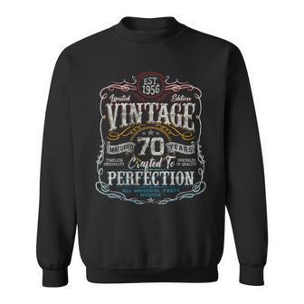 Vintage 1956 Limited Edition 70 Year Old 70Th Birthday Sweatshirt - Thegiftio UK