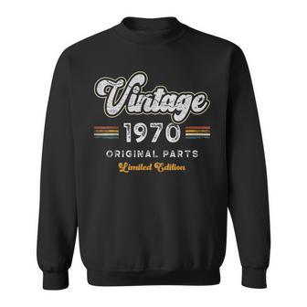 Vintage 1970 Piezas Originales 55 Cumpleaños Camisa de entrenamiento - Regaloses