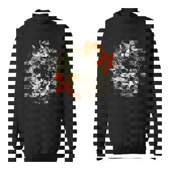 Vintage 90S Cat Christmas Sweatshirt | Mazezy