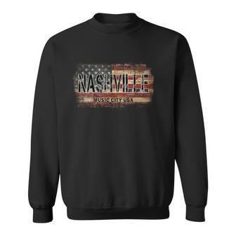 Vintage American Flag Nashville Sweatshirt - Thegiftio UK