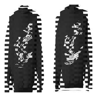 Vintage Anker Maritimes Mit Für Kapitäneemann Sweatshirt - Geschenkecke