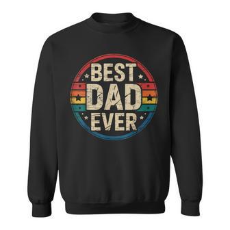 Vintage Avec Inscription Best Dad Ever Pour La Fête Des Pères Sweater e - Cadeauxyz