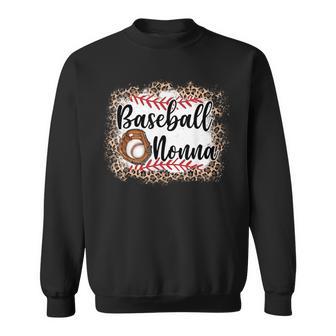 Vintage Baseball Nonna Leopard Baseball Pride Sweatshirt - Thegiftio UK