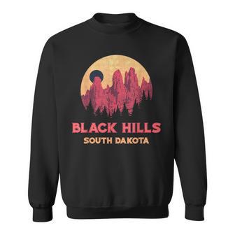 Vintage Black Hills Mountains And Forest South Dakota Travel Sweatshirt - Thegiftio UK