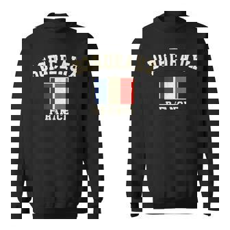 Vintage Bordeaux France French Flagouvenir Retro Graphic Sweater e - Cadeauxyz