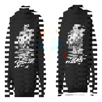 Vintage Camargue France Chevaux Blancs Rétro Sweater e - Cadeauxyz